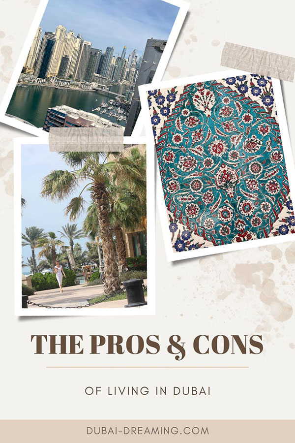 pros and cons of living in dubai