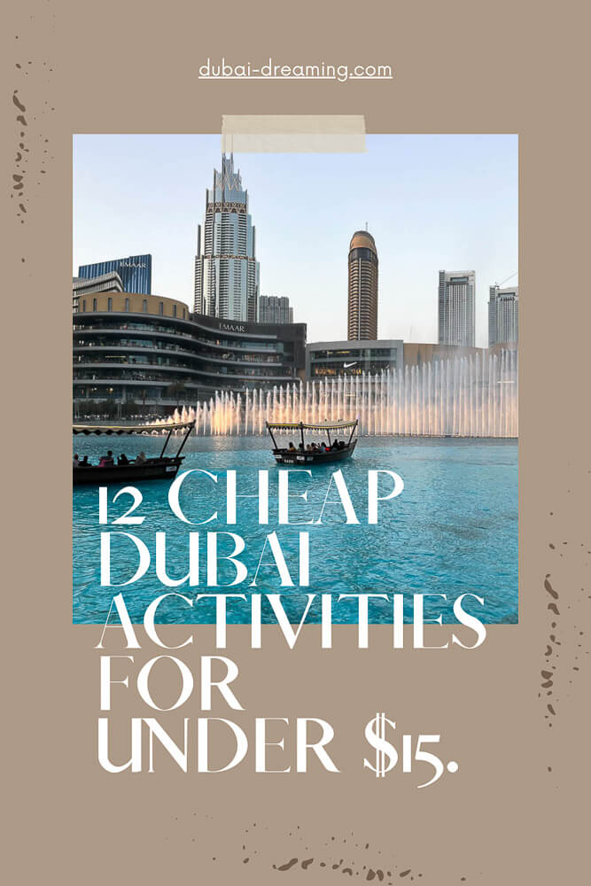 12 Cheap Things to Do in Dubai - Dubai Dreaming